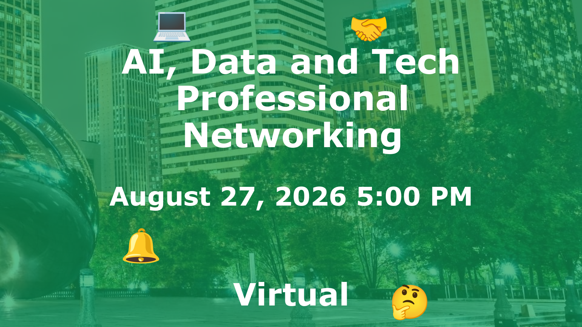 AI, Data and Tech Professional Networking event image